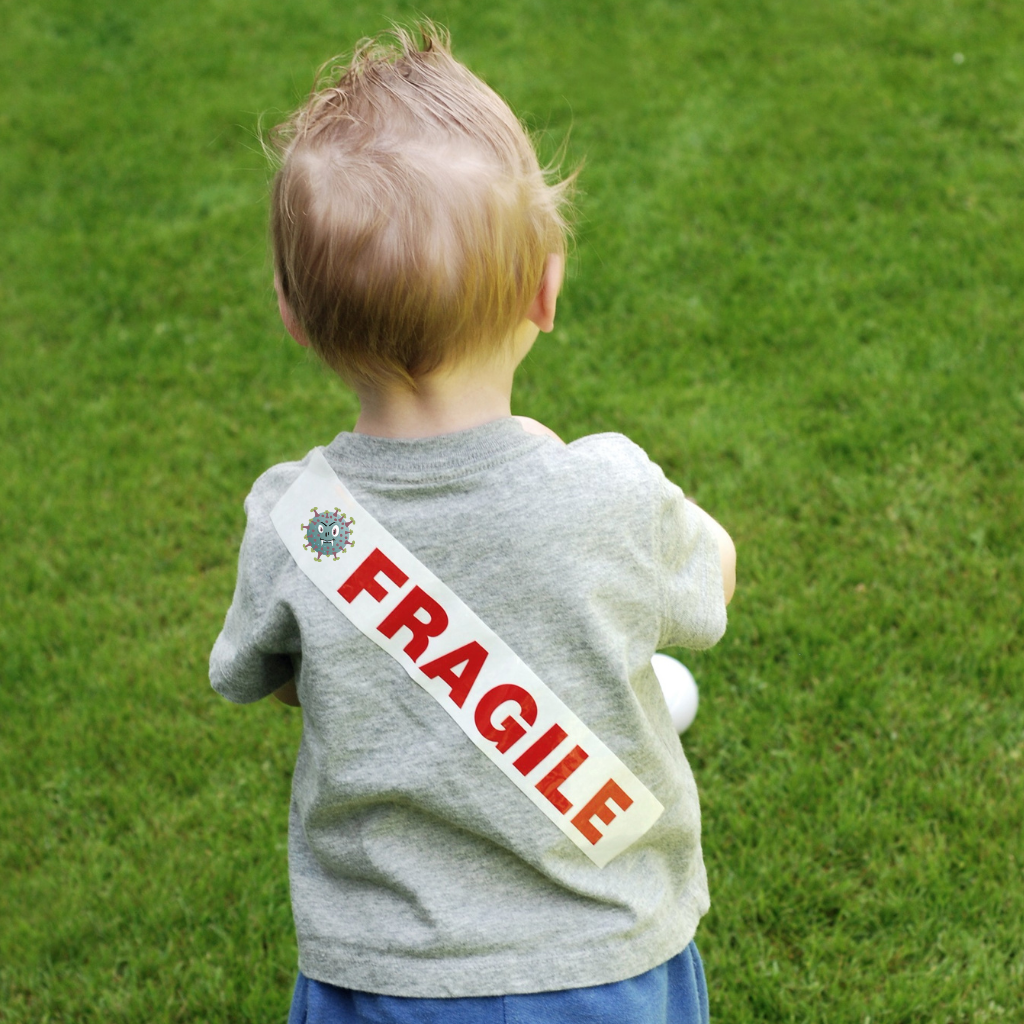 Enfant fragile face aux maladies